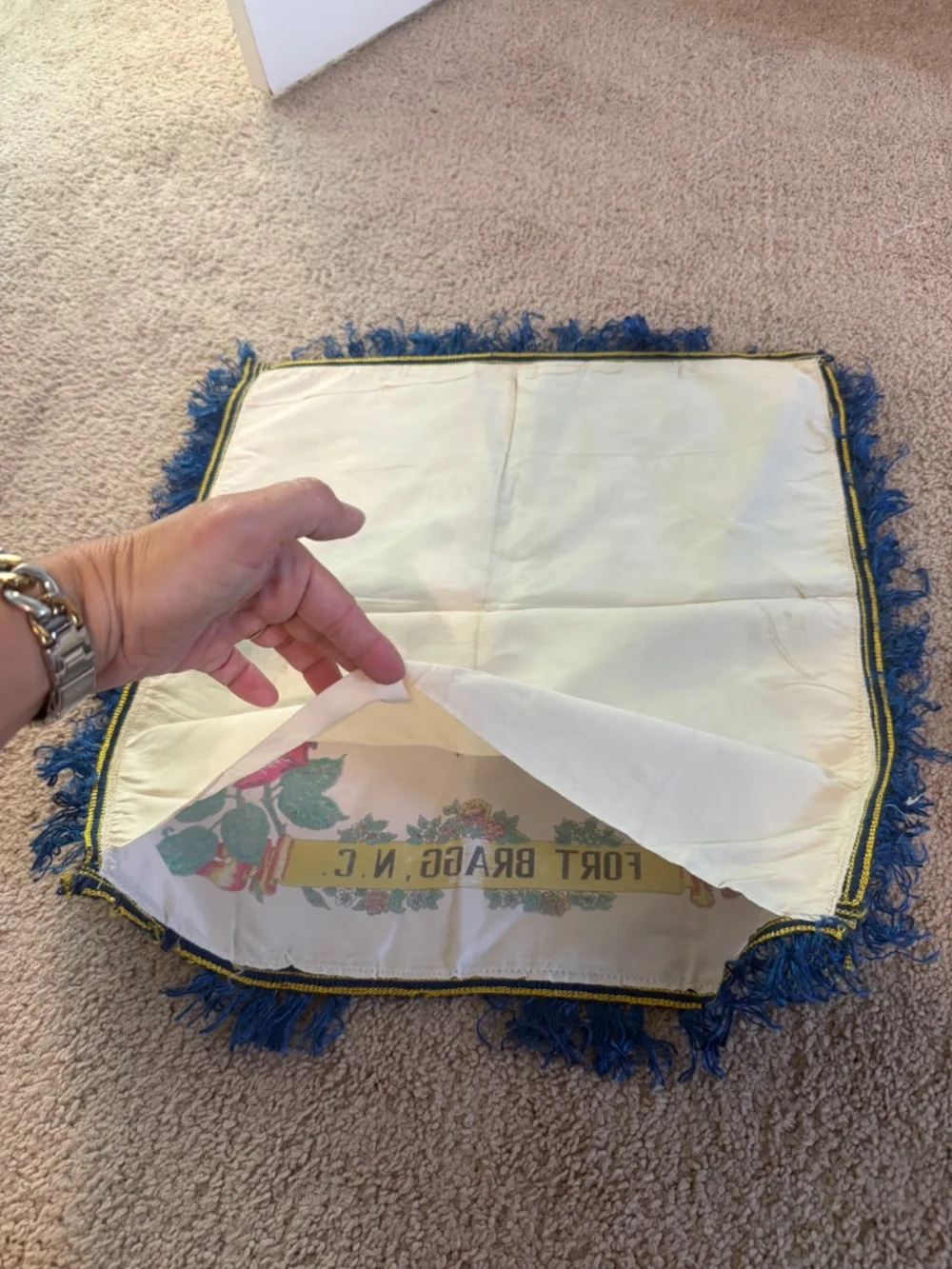 Pair of Vintage WWII U.S. Army “Mother” pillow covers